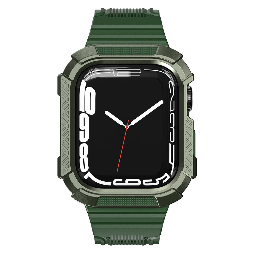 Very Fashionable Apple Smartwatch Silicone Universel Strap - Green#serie_8