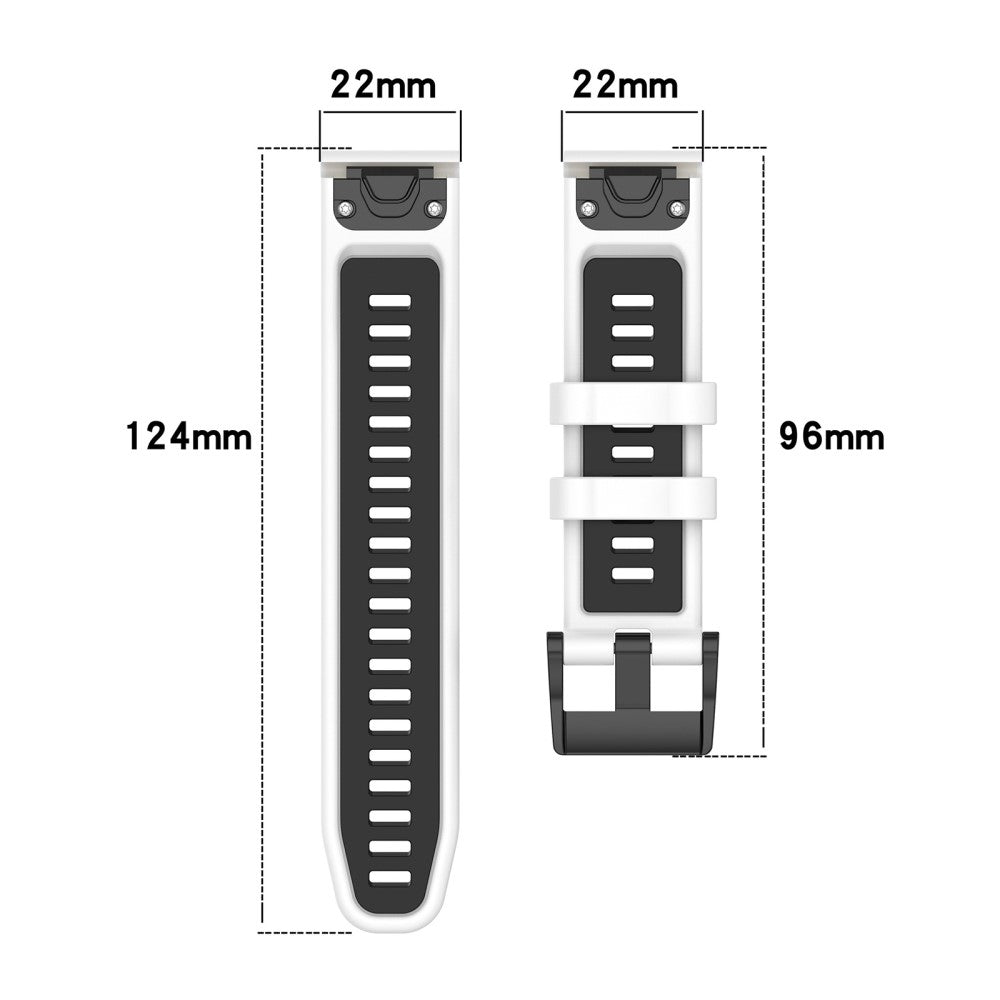 Super Sweet Garmin Smartwatch Silicone Universel Strap - White#serie_1