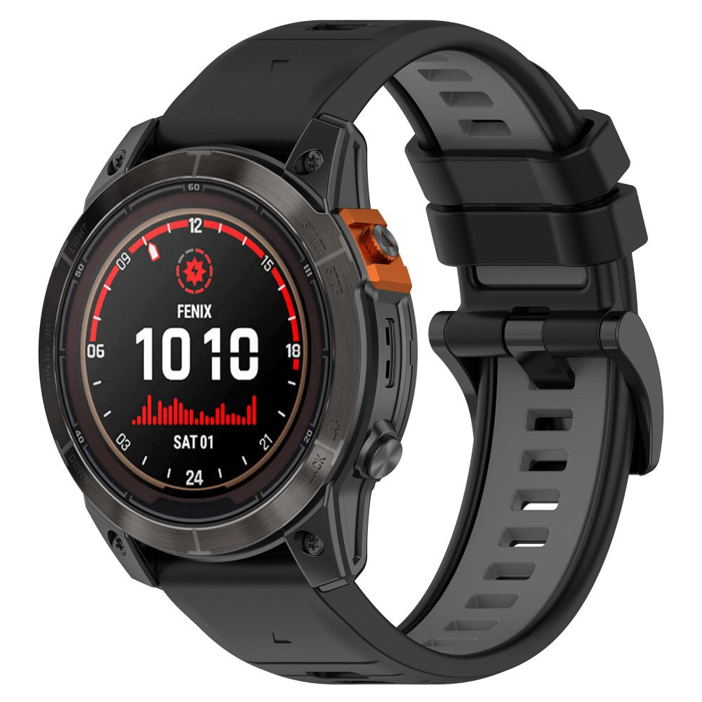 Very Pleasant Garmin Smartwatch Silicone Universel Strap - Black#serie_5
