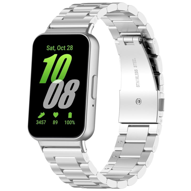 Remarkably Elegant Samsung Galaxy Fit 3 Metal Strap - Silver#serie_1