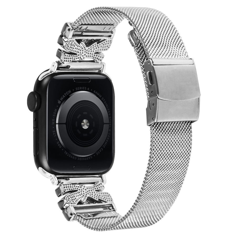 Absolutely Tough Apple Smartwatch Metal Universel Strap - Silver#serie_335