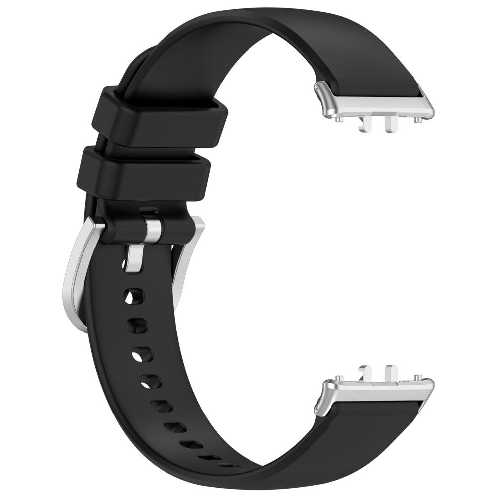 Very Comfortable Samsung Galaxy Fit 3 Silicone Strap - Black#serie_3