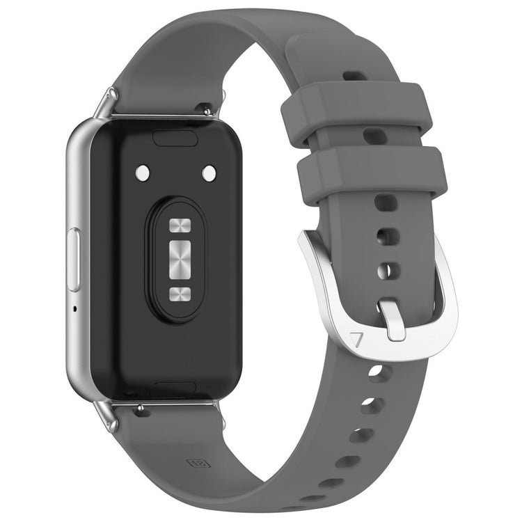 Very Comfortable Samsung Galaxy Fit 3 Silicone Strap - Silver#serie_7