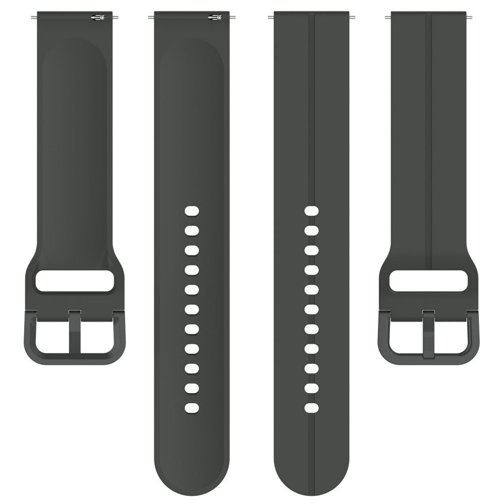 Remarkably Durable Smartwatch Silicone Universel Strap - Silver#serie_10