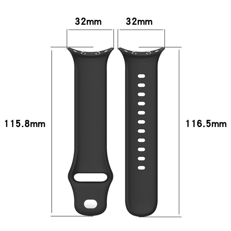 Vivo Watch 3 Silicone Watch Band Adjustable Wrist Strap Replacement - White#serie_1