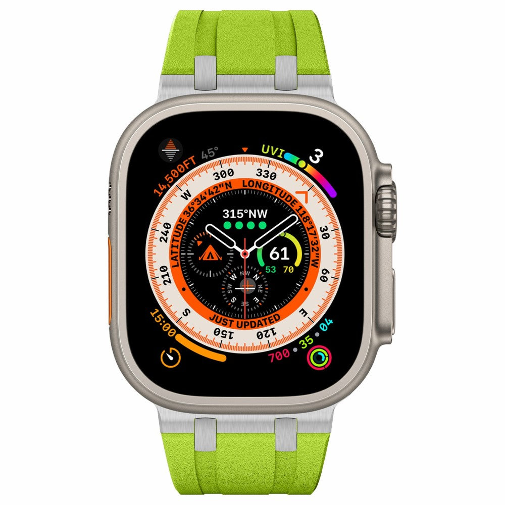 Absolutely Neat Apple Smartwatch Silicone Universel Strap - Green#serie_11