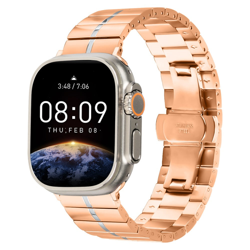 Incredibly Sweet Apple Smartwatch Metal Universel Strap - Pink#serie_4