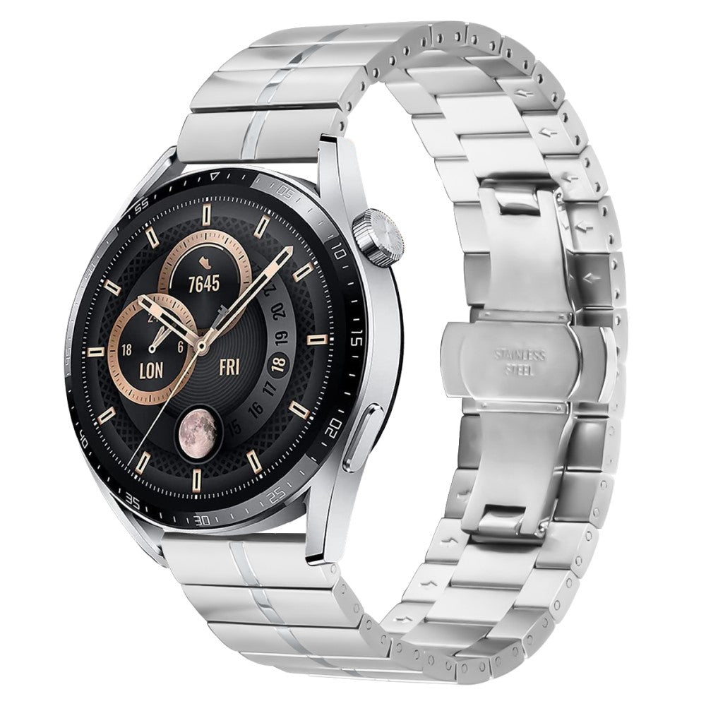 Mega Chill Huawei Watch Buds Metal Strap - Silver#serie_4