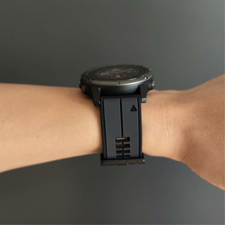 Very Stylish Garmin Smartwatch Silicone Universel Strap - Silver#serie_8