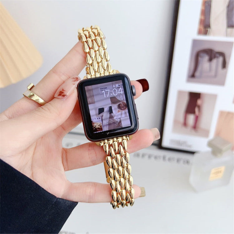 Incredibly Durable Apple Smartwatch Metal Universel Strap - Gold#serie_2