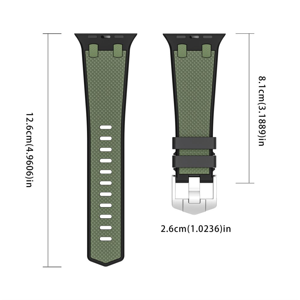 Mega Cool Apple Smartwatch Silicone Universel Strap - Green#serie_4