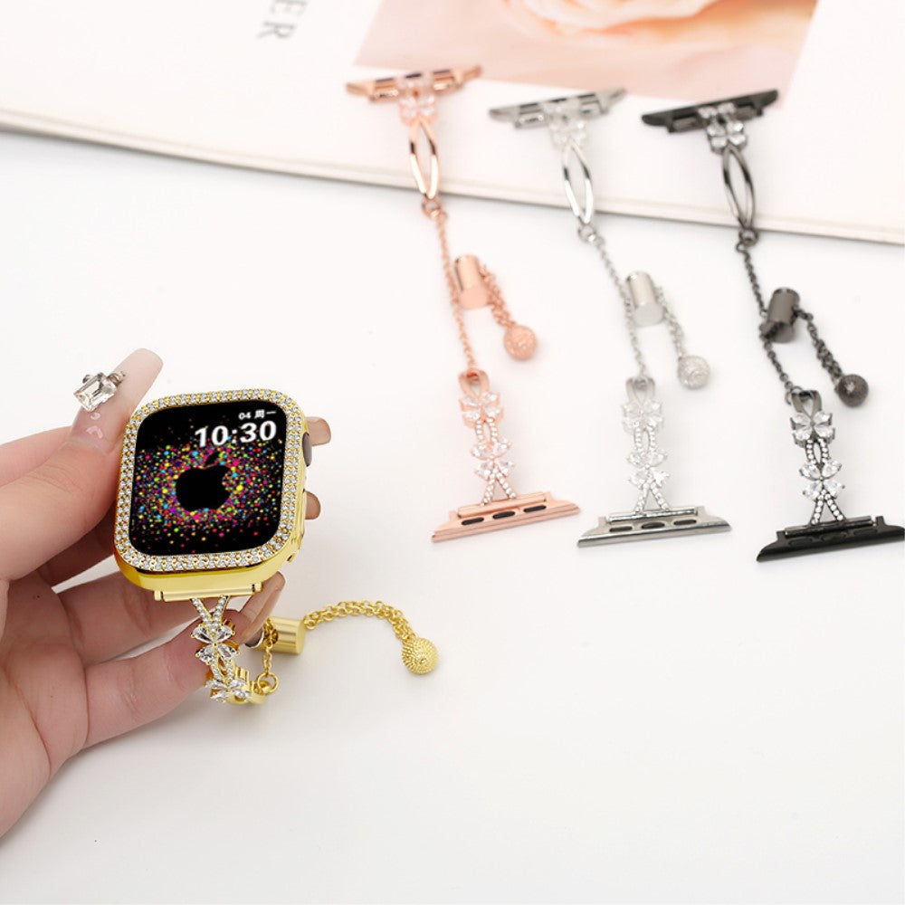 Absolutely Nice Apple Smartwatch Rhinestone Universel Strap - Gold#serie_2