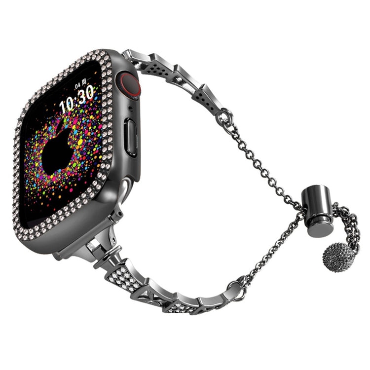 Super Cool Apple Smartwatch Rhinestone Universel Strap - Black#serie_1