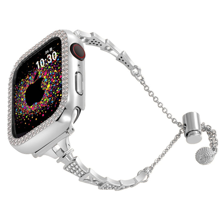 Mega Nice Apple Smartwatch Rhinestone Universel Strap - Silver#serie_4