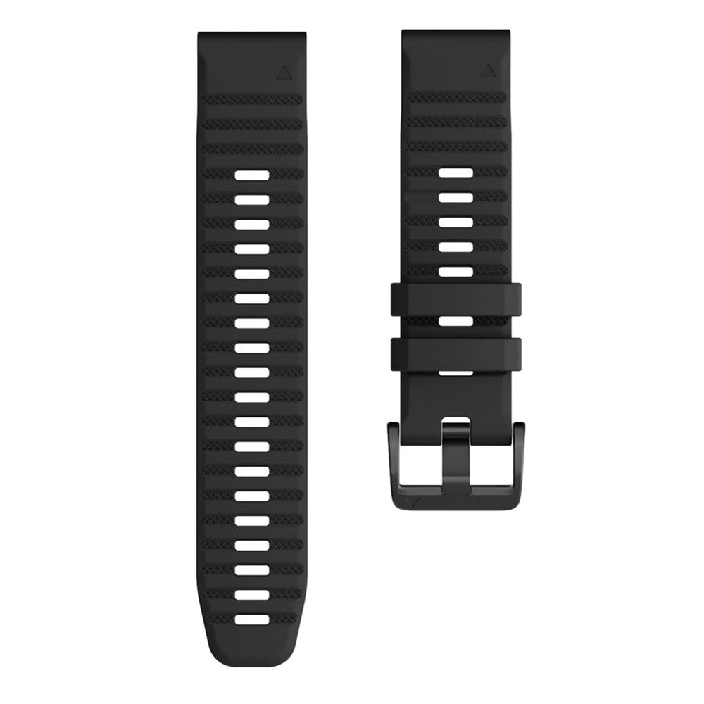 Very Delightful Garmin Smartwatch Silicone Universel Strap - Black#serie_1