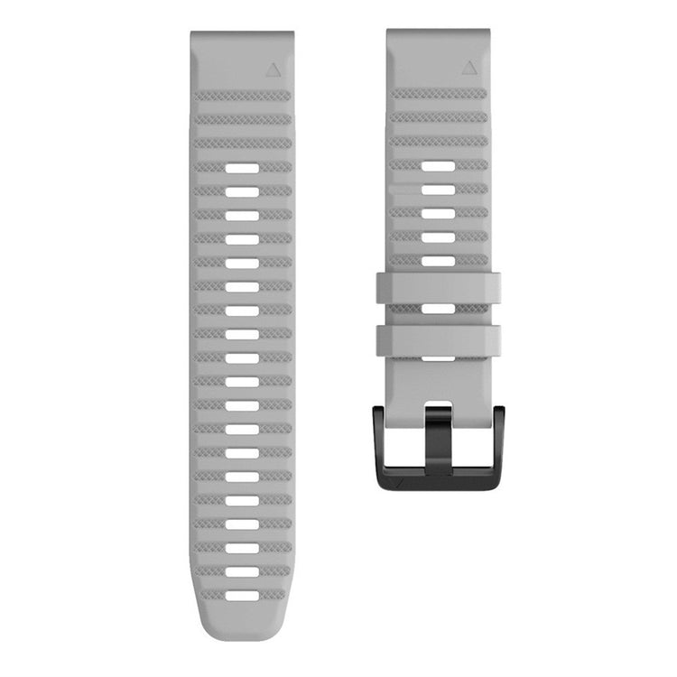 Very Delightful Garmin Smartwatch Silicone Universel Strap - Silver#serie_7