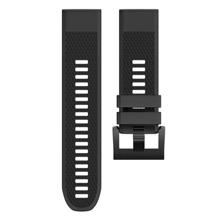 Mega Reliable Garmin Smartwatch Silicone Universel Strap - Black#serie_1