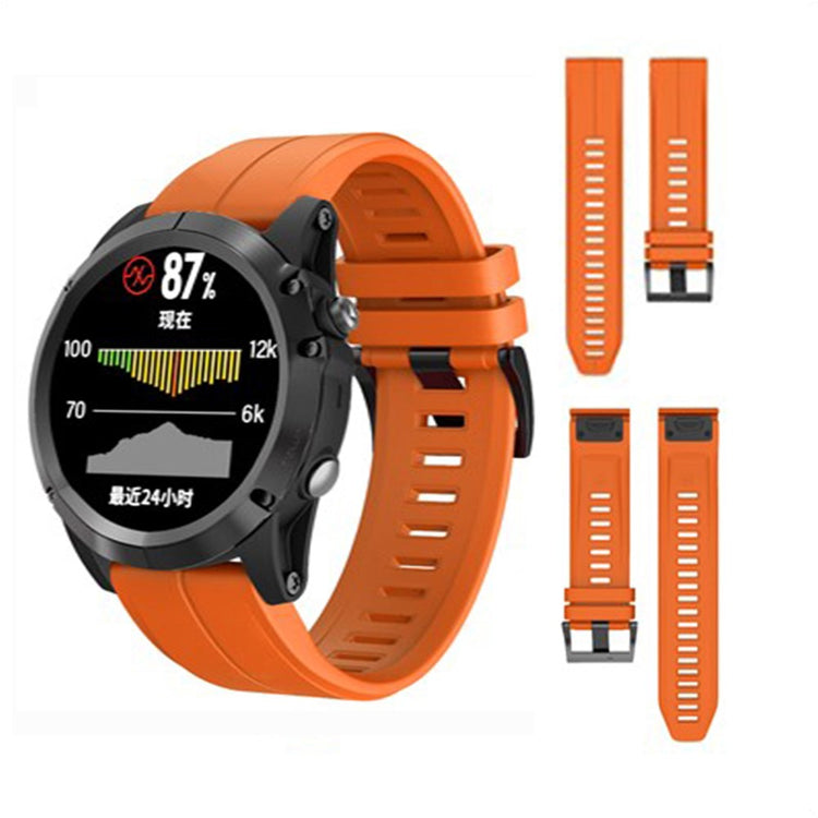 Very Stylish Garmin Smartwatch Silicone Universel Strap - Orange#serie_5