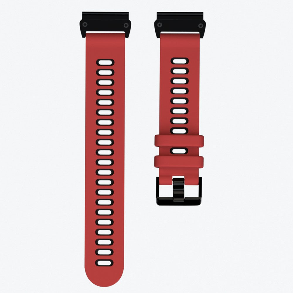 Super Cool Garmin Smartwatch Silicone Universel Strap - Red#serie_4