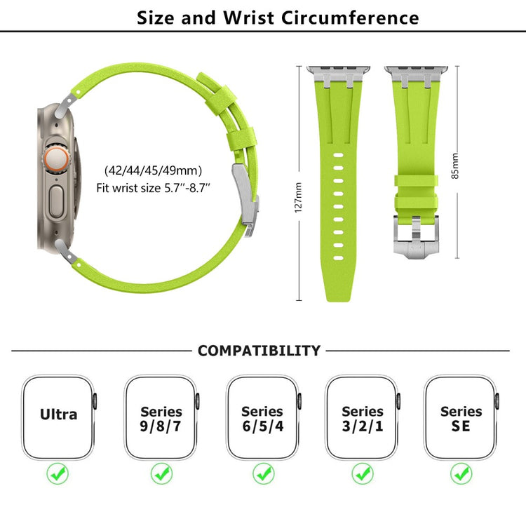 Comfortable Apple Smartwatch Silicone Universel Strap - Green#serie_9