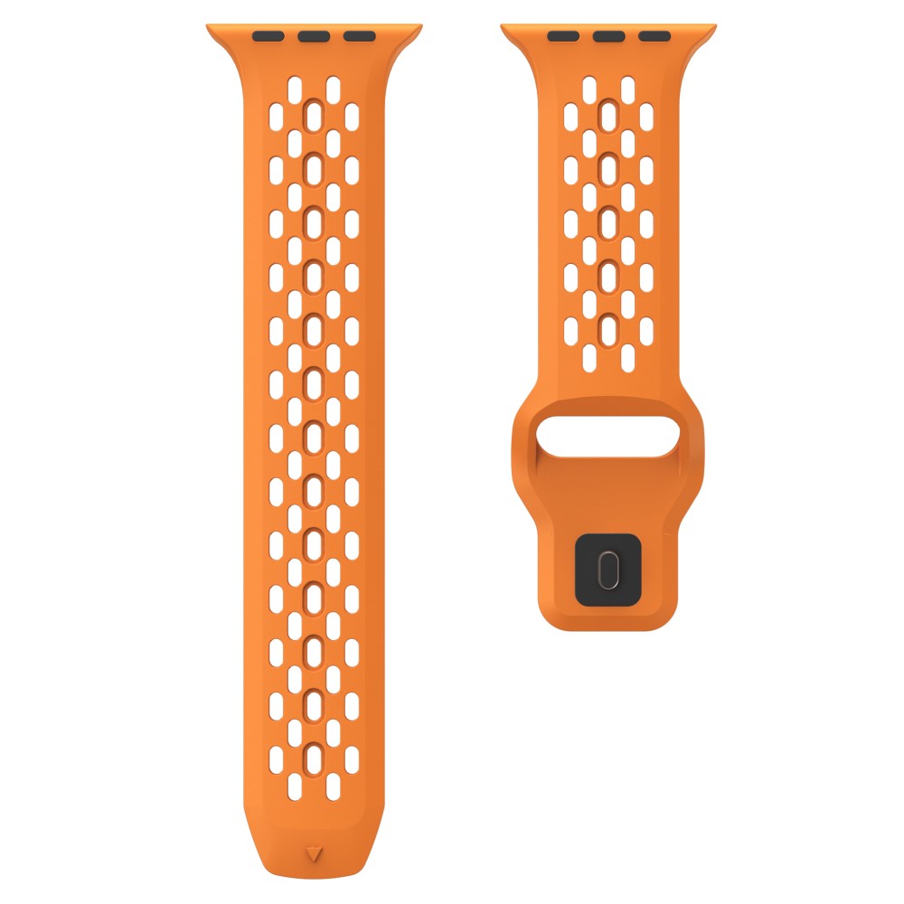 Mega Fashionable Apple Smartwatch Silicone Universel Strap - Orange#serie_2