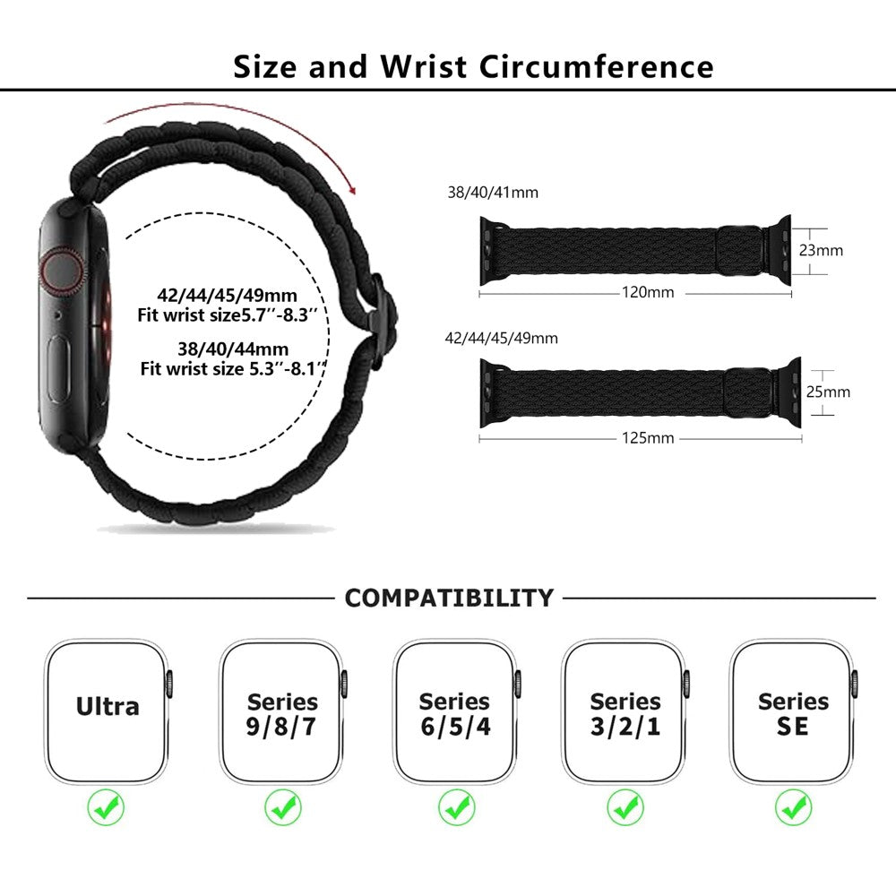 Very Elegant Apple Smartwatch Nylon Universel Strap - Multicolor#serie_2