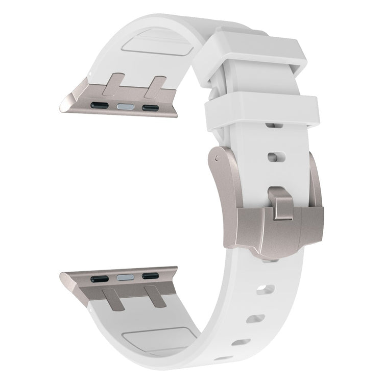 Lovely Apple Smartwatch Silicone Universel Strap - White#serie_7