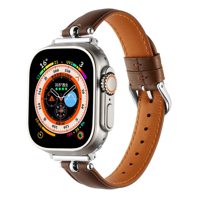 Superb Apple Smartwatch Pu Leather Universel Strap - Brown#serie_9