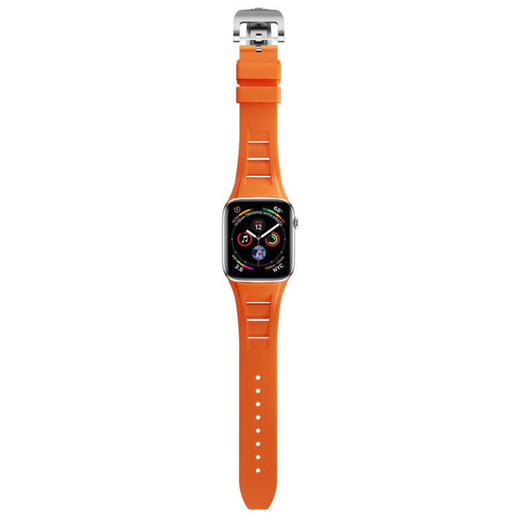 Remarkably Tough Apple Smartwatch Silicone Universel Strap - Orange#serie_1