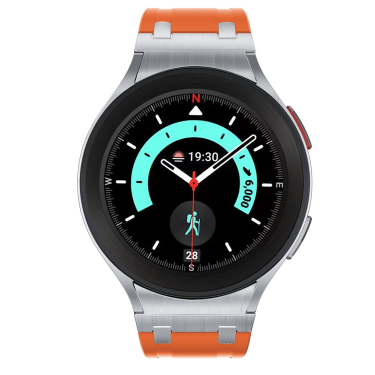 Samsung Galaxy Watch 5 (40mm) / Samsung Galaxy Watch 6 Classic (43mm) Silicone Universel Strap - Orange#serie_8