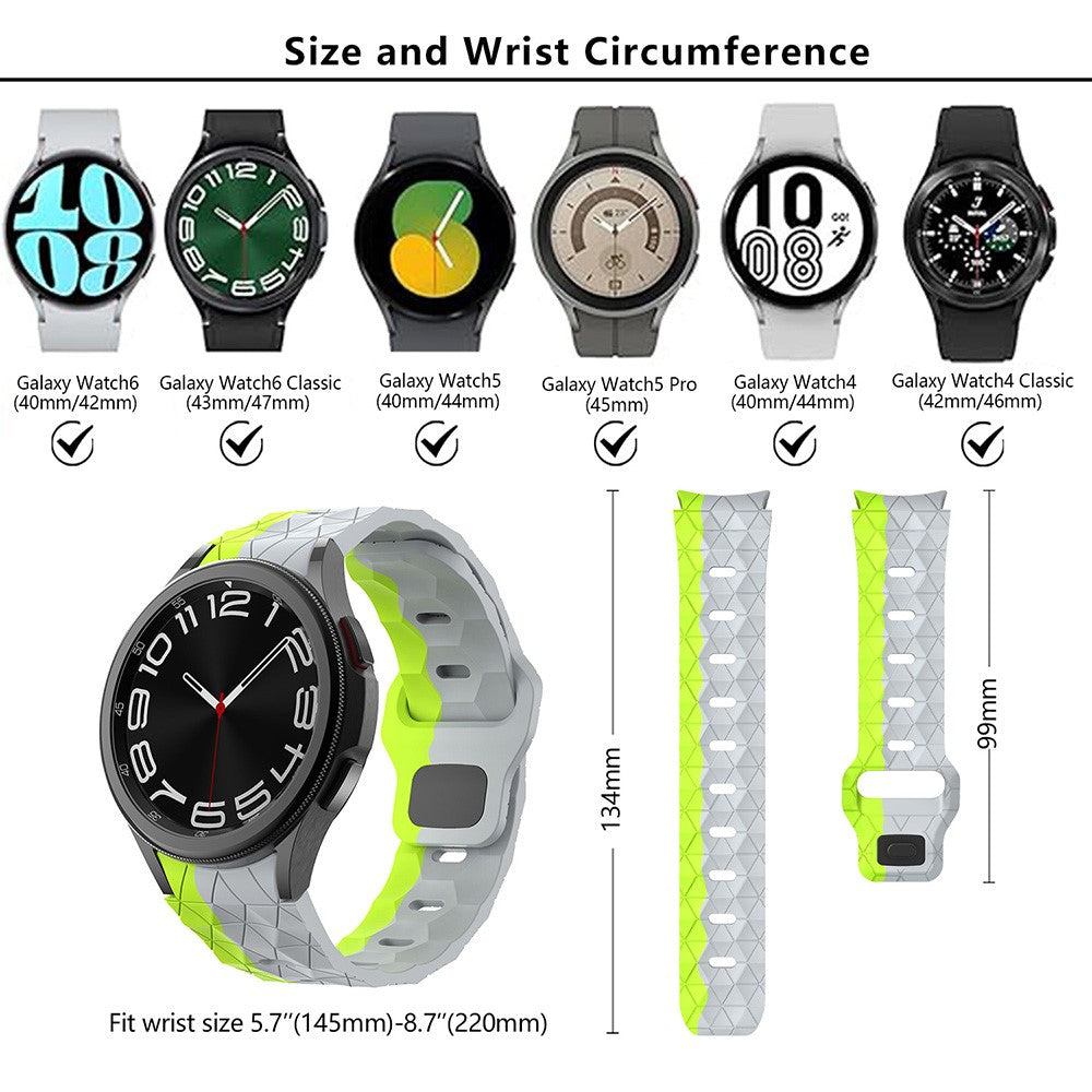 Very Beautiful Samsung Smartwatch Silicone Universel Strap - Green#serie_12