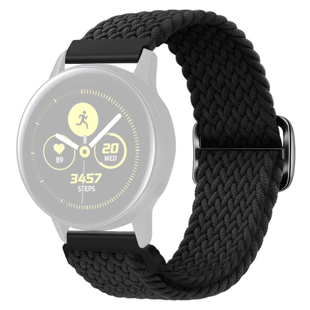 Absolutely Stylish Samsung Smartwatch Nylon Universel Strap - Black#serie_9