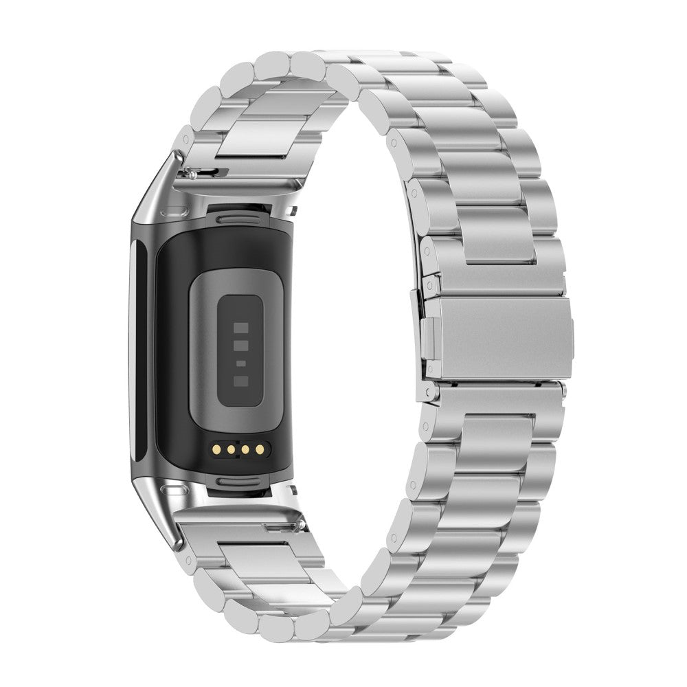 Remarkably Neat Fitbit Charge 5 Metal Strap - Silver#serie_4