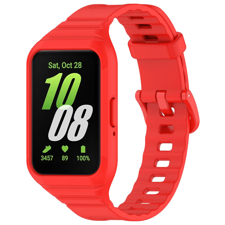 Exquisite Samsung Galaxy Fit 3 Silicone Strap - Red#serie_6