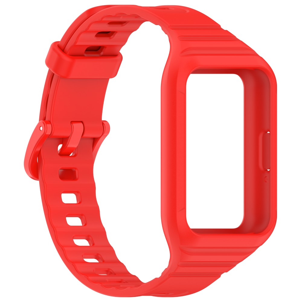 Super Nice Samsung Galaxy Fit 3 Silicone Strap - Red#serie_6