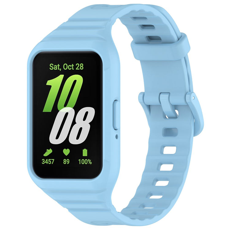 Exquisite Samsung Galaxy Fit 3 Silicone Strap - Blue#serie_10