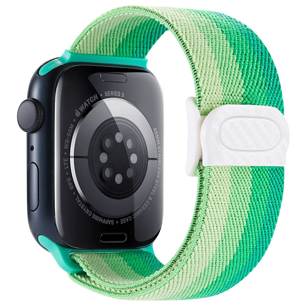 Elegant Apple Smartwatch Nylon Universel Strap - Green#serie_1