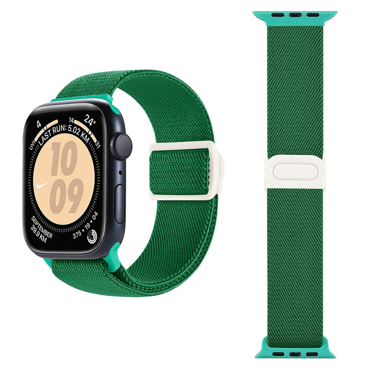 Super Stylish Apple Smartwatch Nylon Universel Strap - Green#serie_17