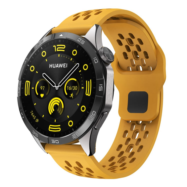 Absolutely Reliable Smartwatch Silicone Universel Strap - Yellow#serie_1