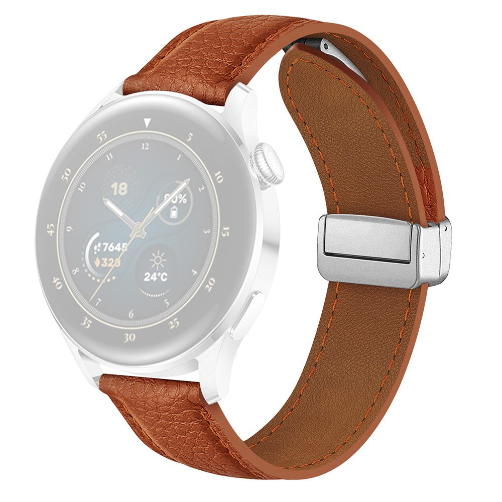 Fashionable Smartwatch Pu Leather Universel Strap - Brown#serie_5