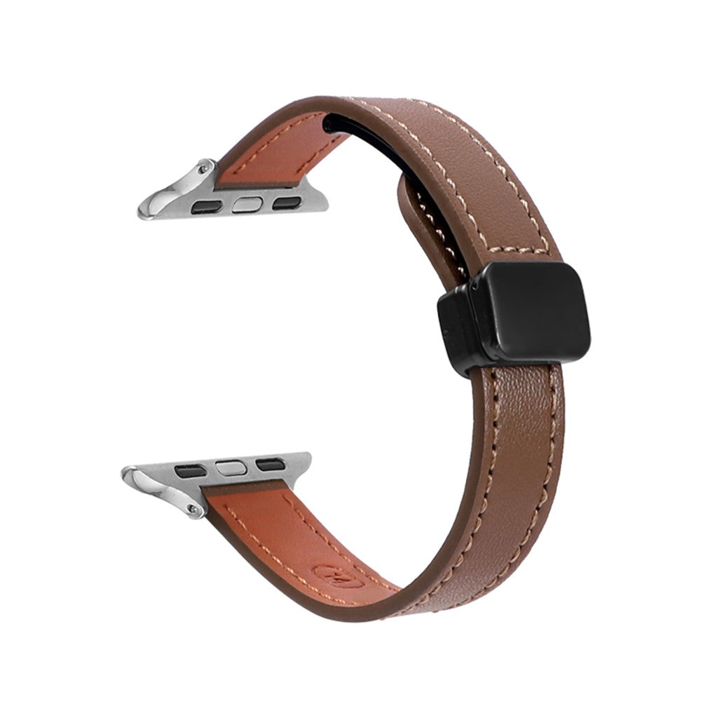 Strong Apple Smartwatch Pu Leather Universel Strap - Brown#serie_4