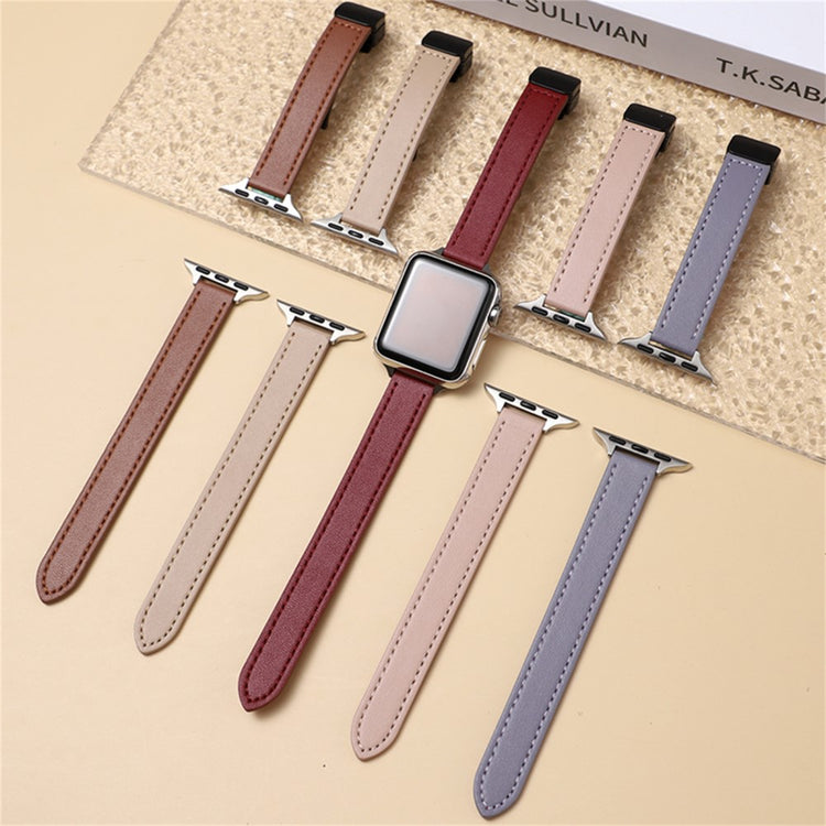 Strong Apple Smartwatch Pu Leather Universel Strap - White#serie_12