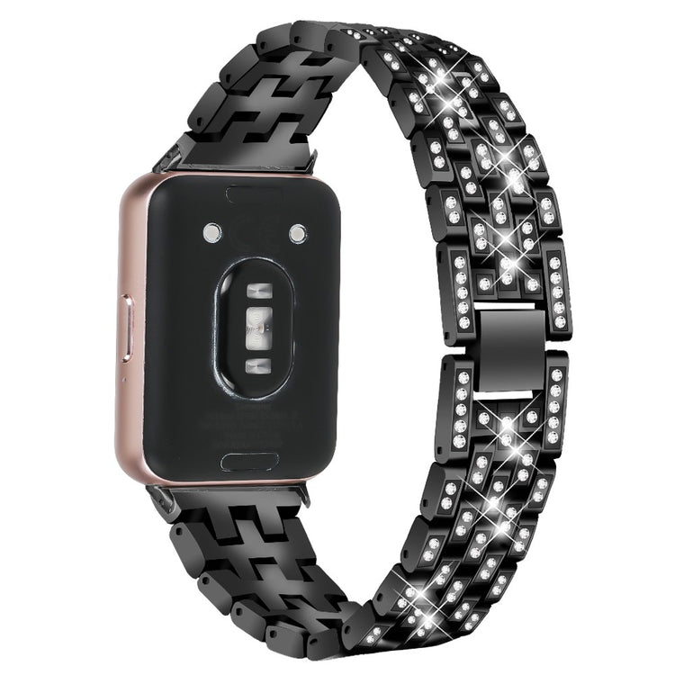 Incredibly Agreeable Samsung Galaxy Fit 3 Rhinestone Strap - Black#serie_1