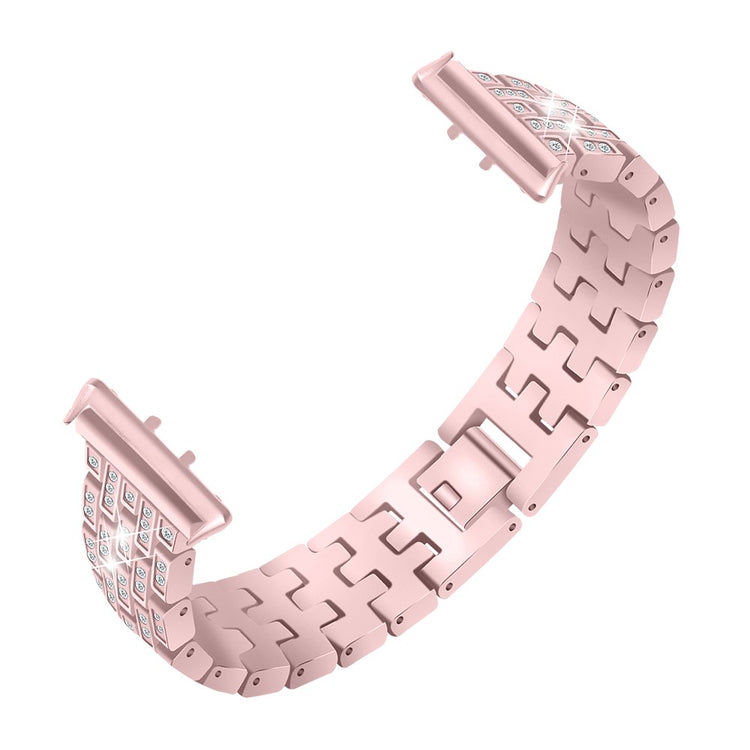 Very Beautiful Samsung Galaxy Fit 3 Rhinestone Strap - Pink#serie_3