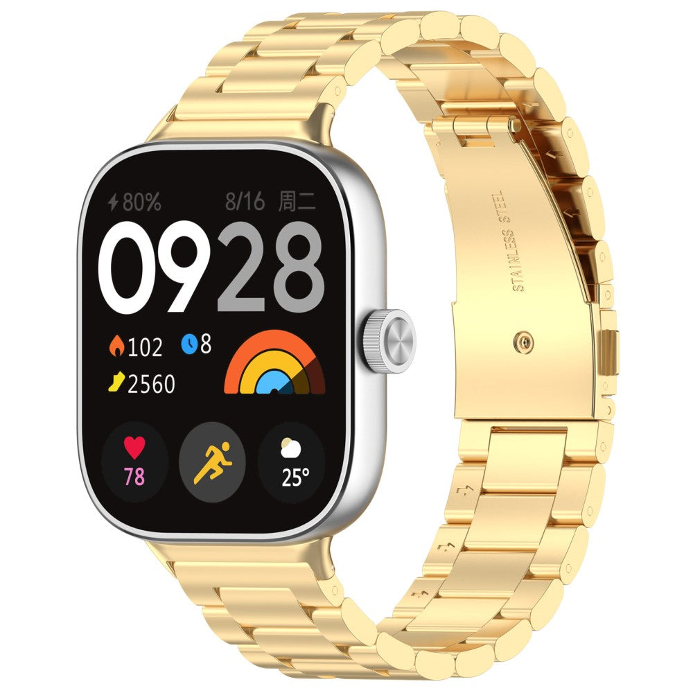 Xiaomi Redmi Watch 4 / Xiaomi Smart Band 8 Pro Metal Universel Strap - Gold#serie_1