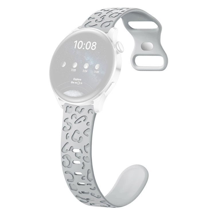 Remarkably Fantastic Smartwatch Silicone Universel Strap - Silver#serie_14