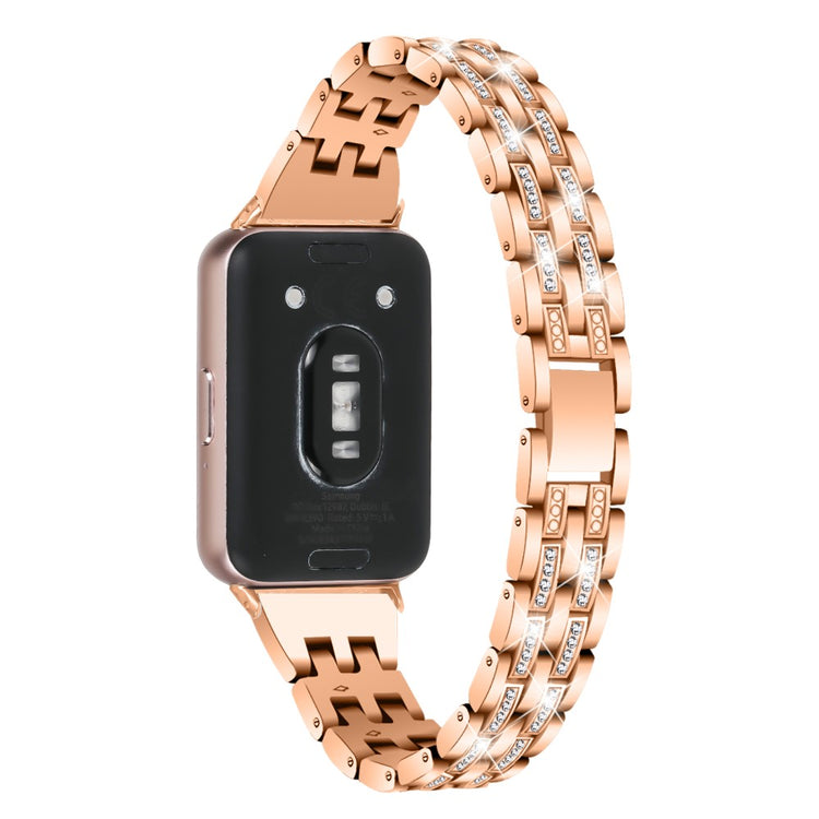 Very Fashionable Samsung Galaxy Fit 3 Rhinestone Strap - Pink#serie_5