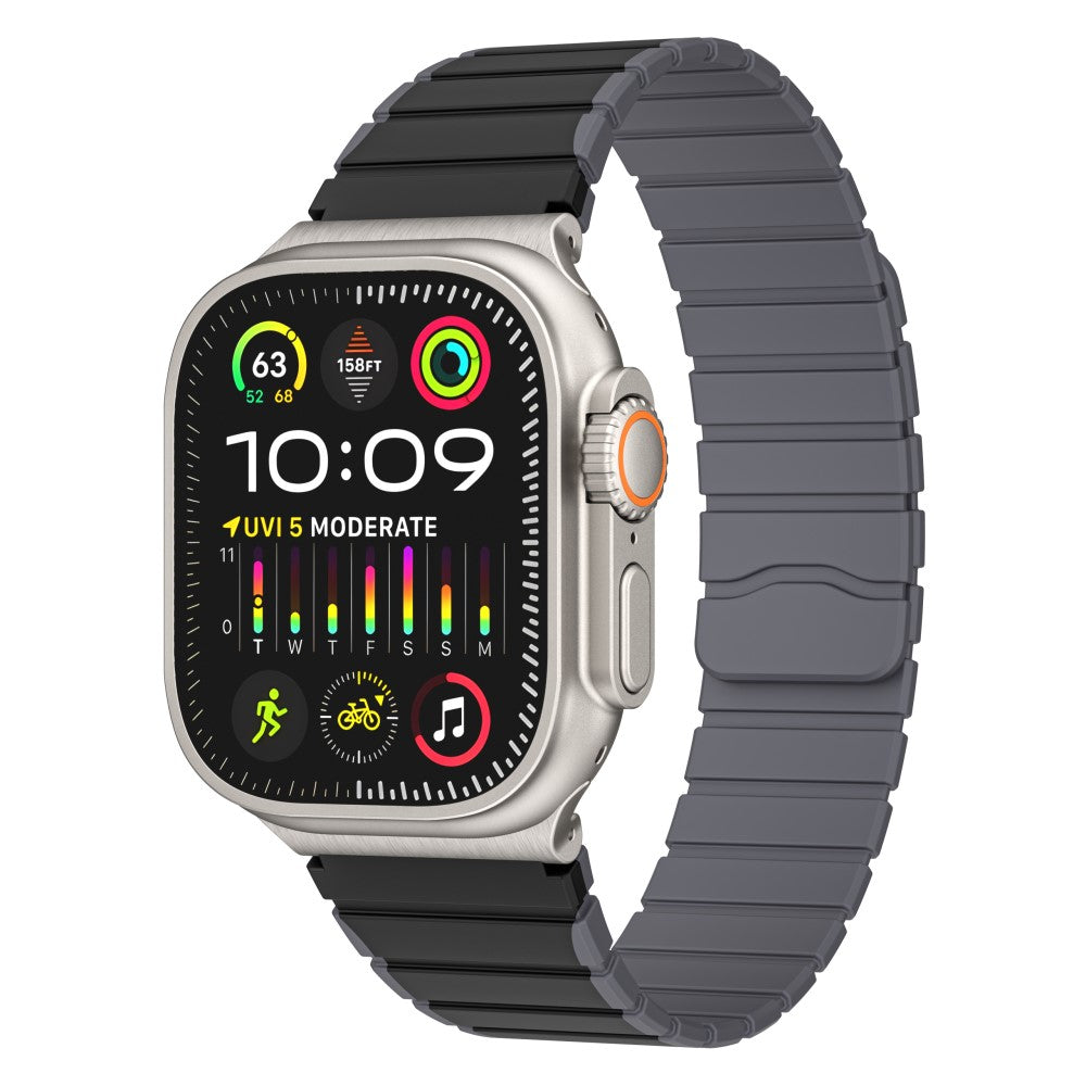 Comfortable Apple Smartwatch Silicone Universel Strap - Black#serie_1