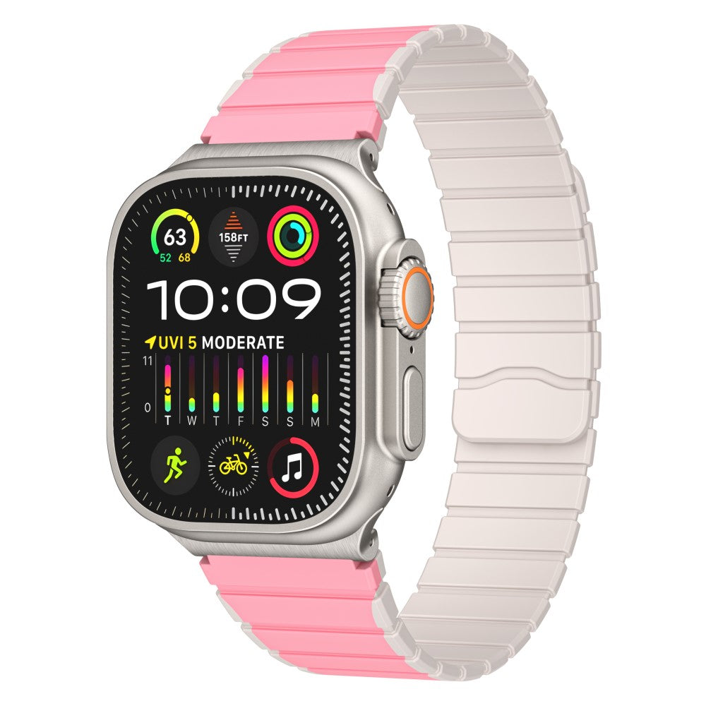 Comfortable Apple Smartwatch Silicone Universel Strap - Pink#serie_3