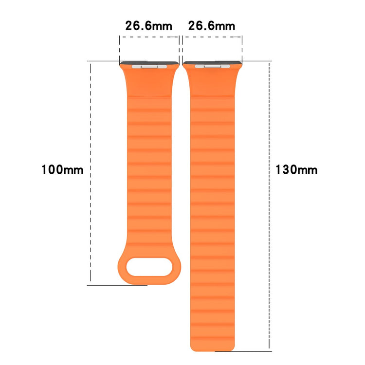 Xiaomi Redmi Watch 4 / Xiaomi Smart Band 8 Pro Silicone Universel Strap - Orange#serie_1